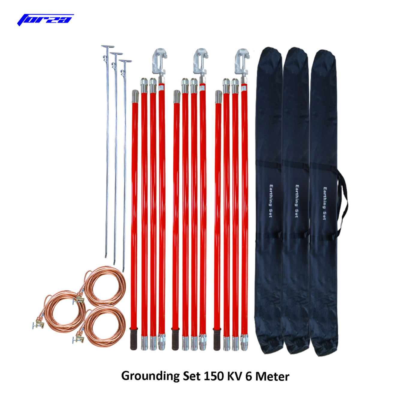 GROUNDING SET 150 KV 6 METER